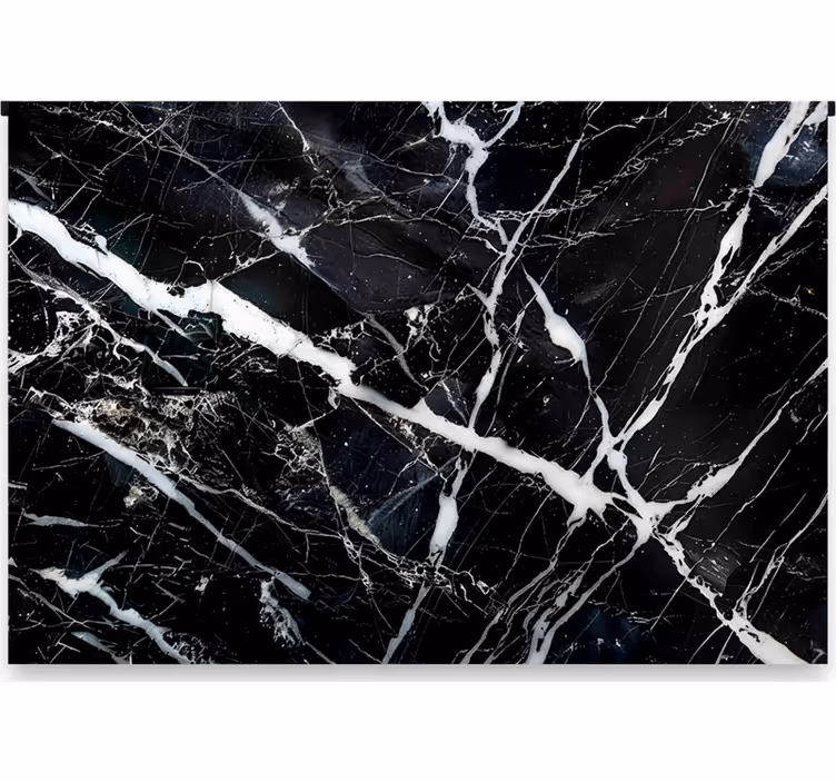 Black blind white marble shades - TenStickers