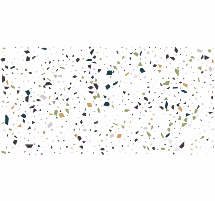 White blind with geometric design - TenStickers