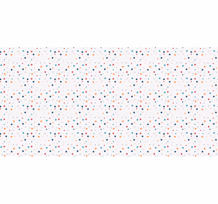 White blind nordic style kids with colorful dots - TenStickers