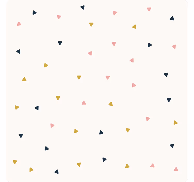White blind minimalist small triangle design - TenStickers
