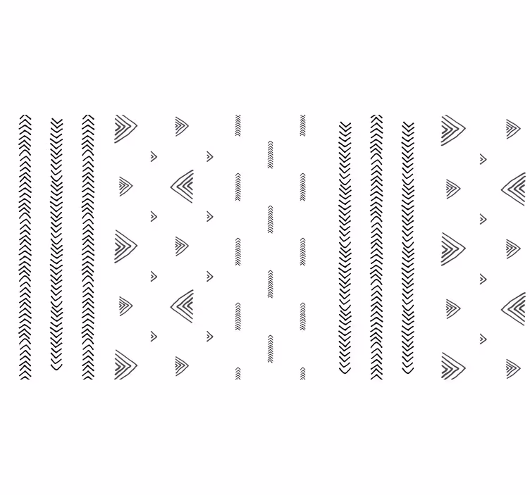 White blind nordic black and white stripes - TenStickers