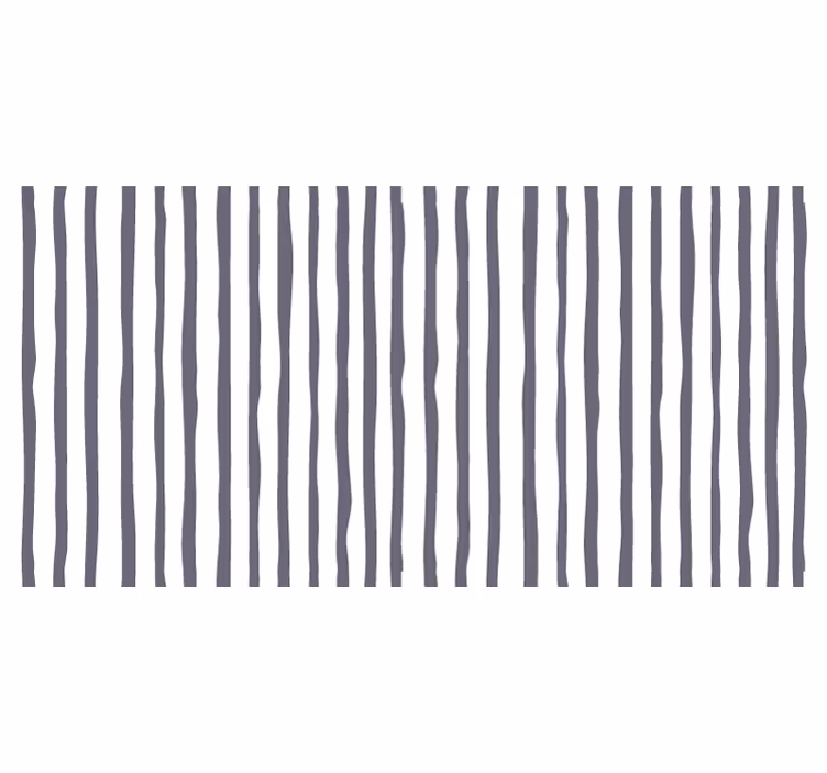 White blind with nordic style light grey stripe - TenStickers