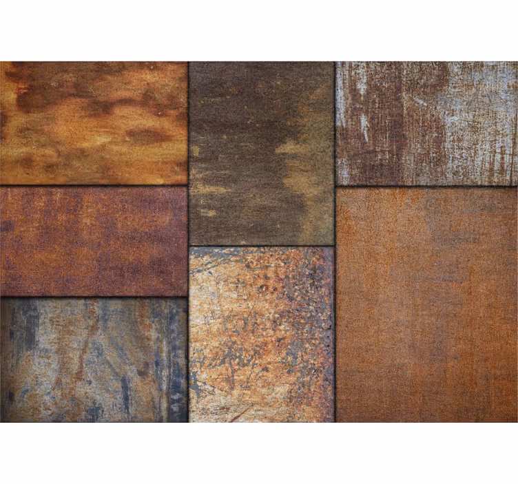 Bedroom blind rustic stone elegance - TenStickers