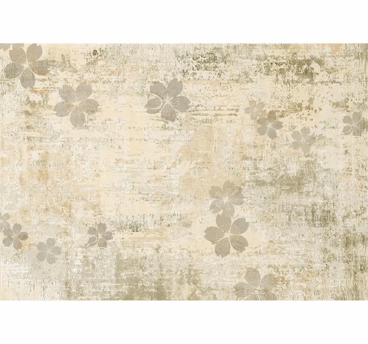 Bedroom blind worn japandi texture - TenStickers