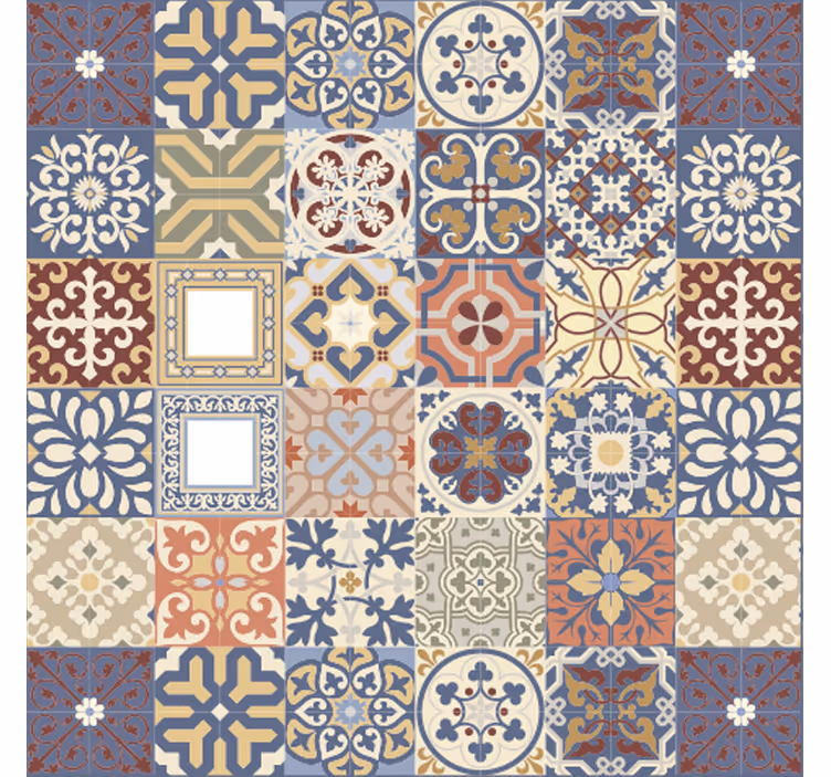 Bedroom blind with simple portuguese design - TenStickers