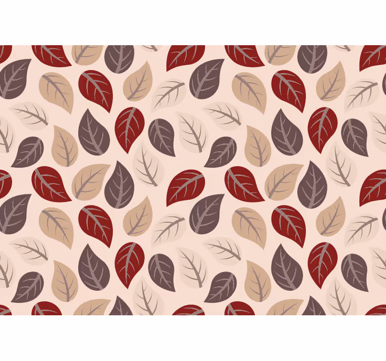 Bedroom blind autumn leaf design - TenStickers