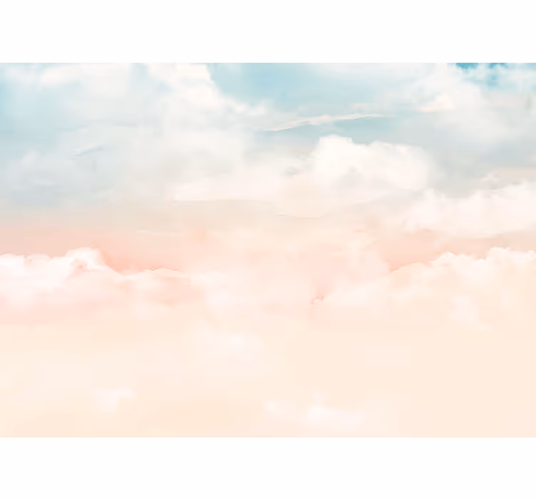 Watercolor background bedroom blind - TenStickers
