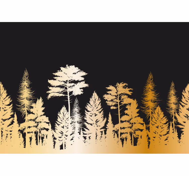 Bedroom blind golden tree with colored circles - TenStickers