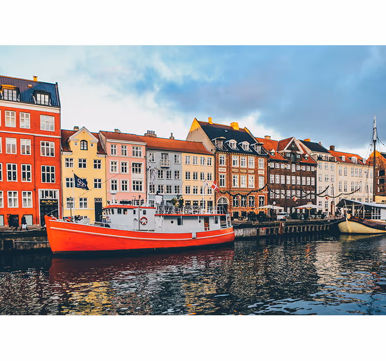 Bedroom blind inspired by the beautiful nyhavn - TenStickers