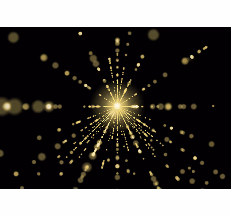 Shooting stars concept bedroom blind - TenStickers