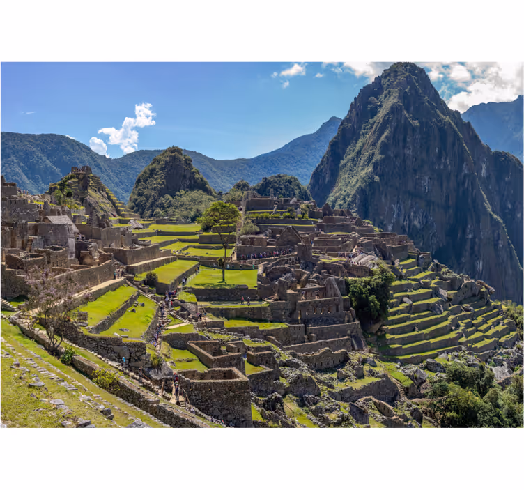 Bedroom blind machu picchu ruins - TenStickers