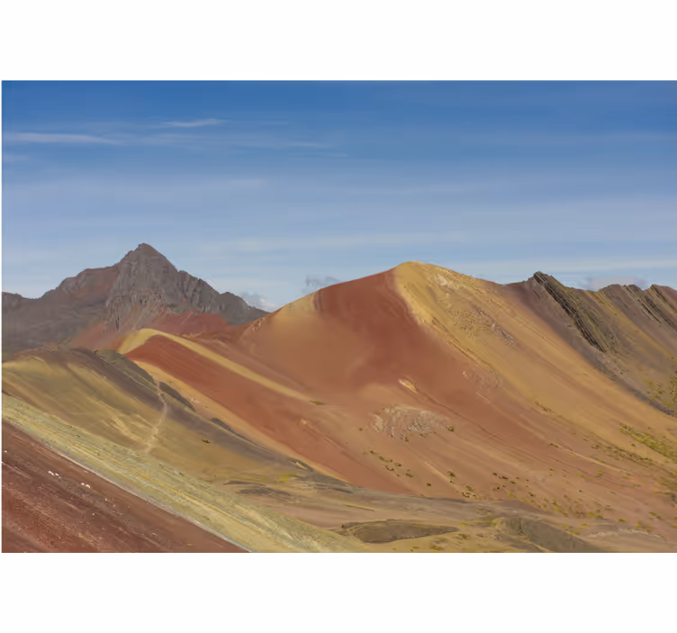 Bedroom blind inspired by peruvian desert - TenStickers