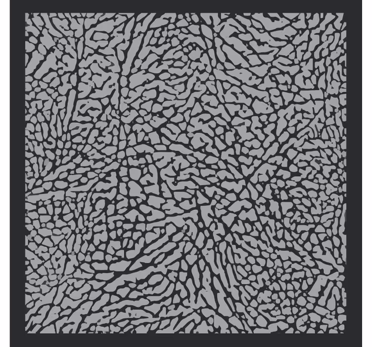 Grey blind with elephant pattern - TenStickers