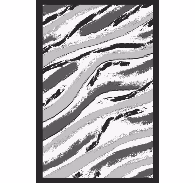 Grey blind in dark grey with vintage white design - TenStickers