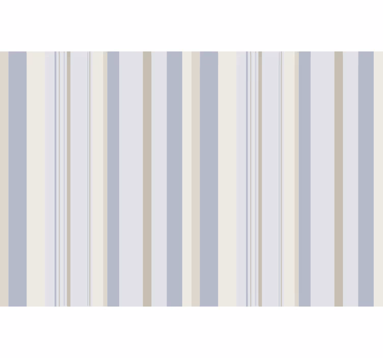 Grey blind with 80s blue and beige stripes - TenStickers