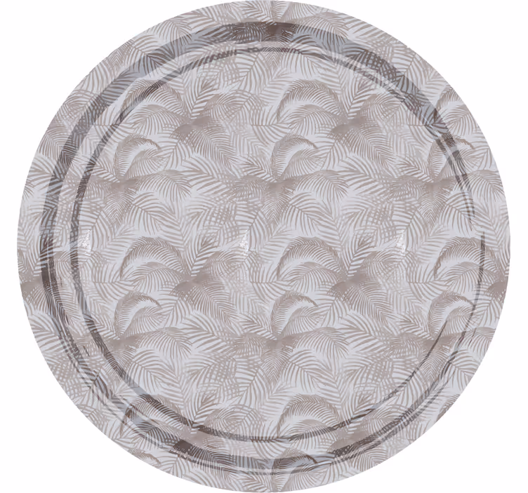 Grey blind gray 80's elegant botanical design - TenStickers