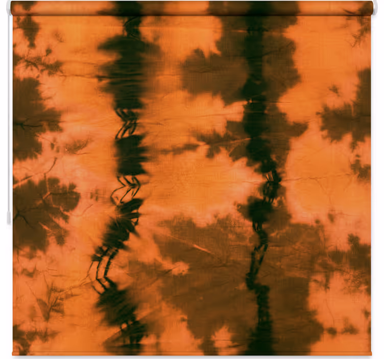 Brown and black tie dye bedroom blind - TenStickers