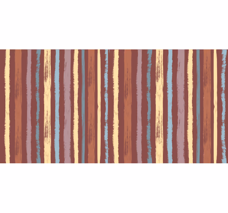 Bedroom blind in green, red and yellow stripes - TenStickers