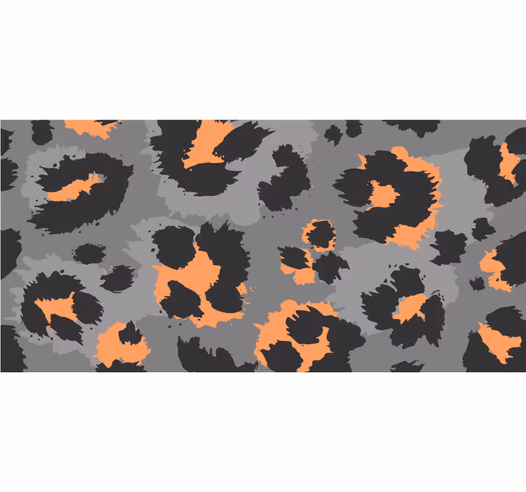 Gray leopard skin bedroom blind - TenStickers