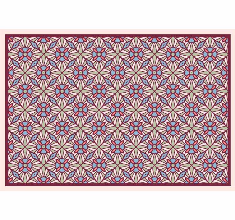 Bedroom blind camelot area rug - TenStickers
