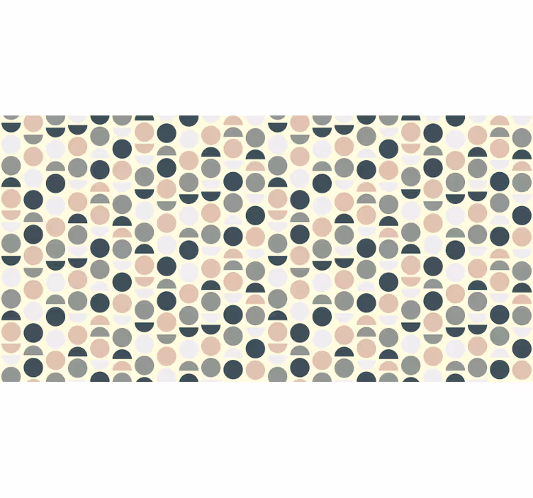 Bedroom blind nordic circles - TenStickers