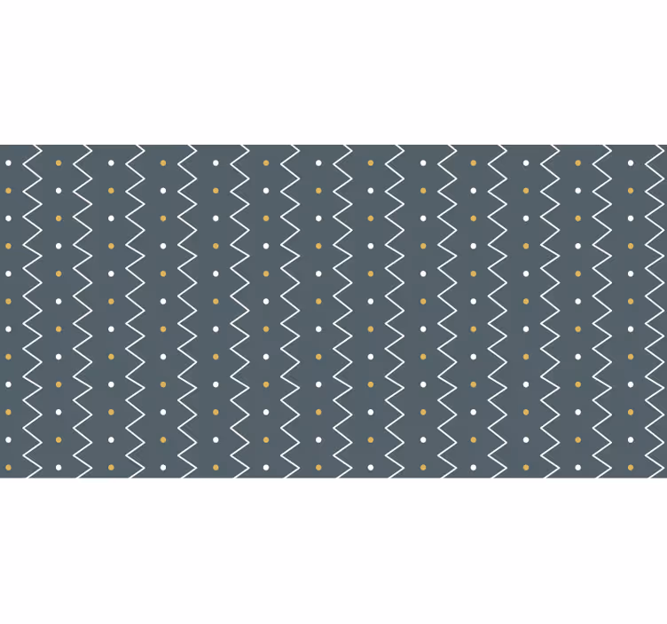 Bedroom blind with nordic geometric design - TenStickers
