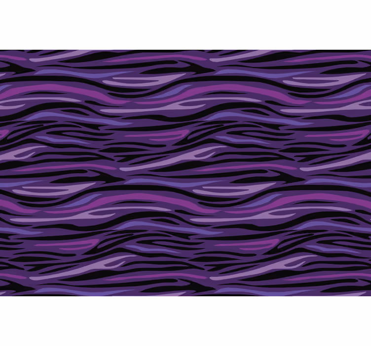 Purple animal print bedroom blind - TenStickers