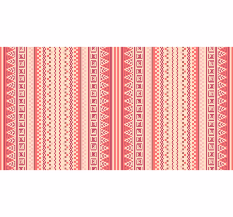 Bedroom blind in classic red stripes - TenStickers