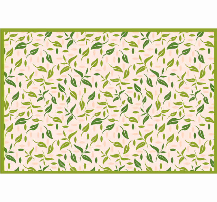 Bedroom blind with nordic leaves design - TenStickers