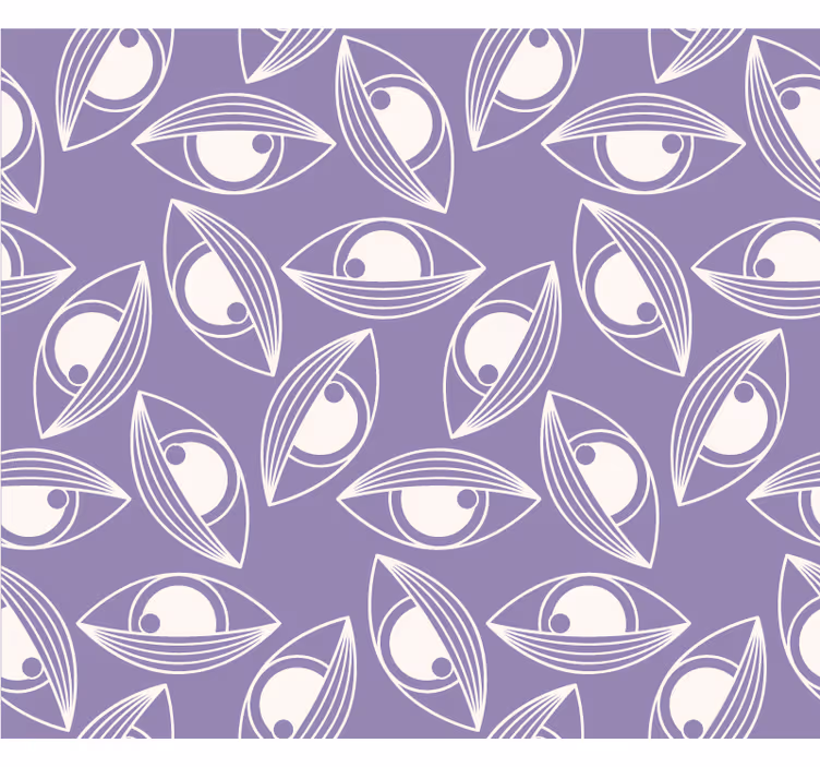 Bedroom blind mystic pattern lilac vinyl rug - TenStickers