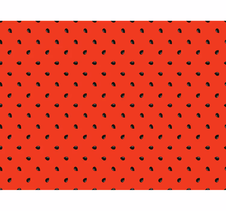 Bedroom blind with seamless watermelon pattern - TenStickers