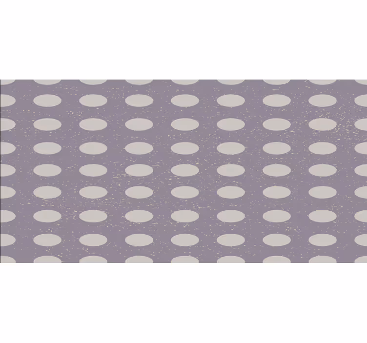 Bedroom blind with geometric gray and purple circles - TenStickers
