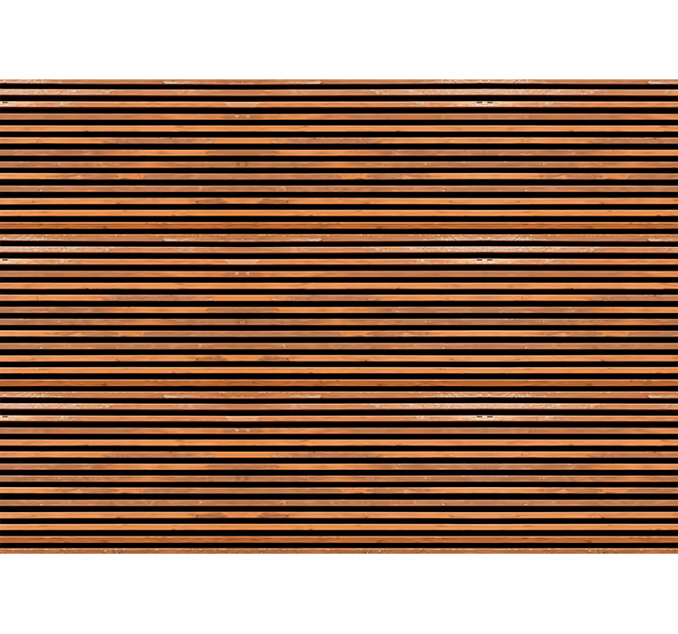 Bedroom blind with horizontal slats - TenStickers