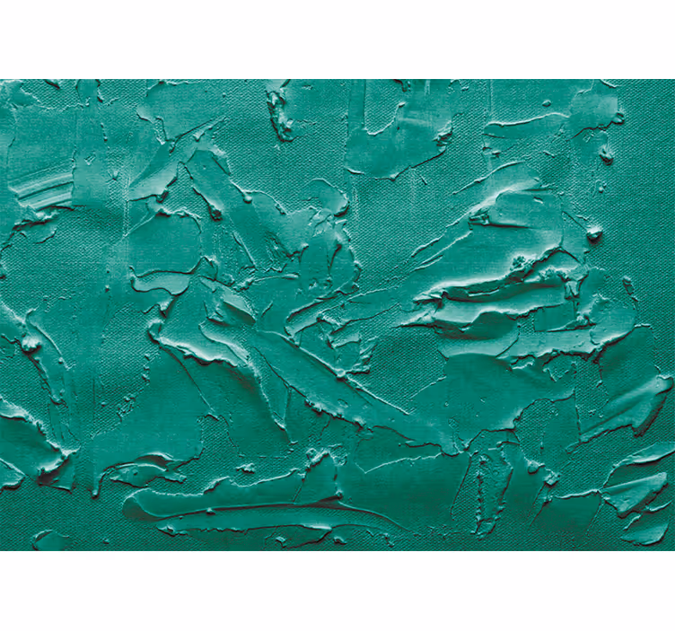 Scandinavian style abstract green art bedroom blind - TenStickers