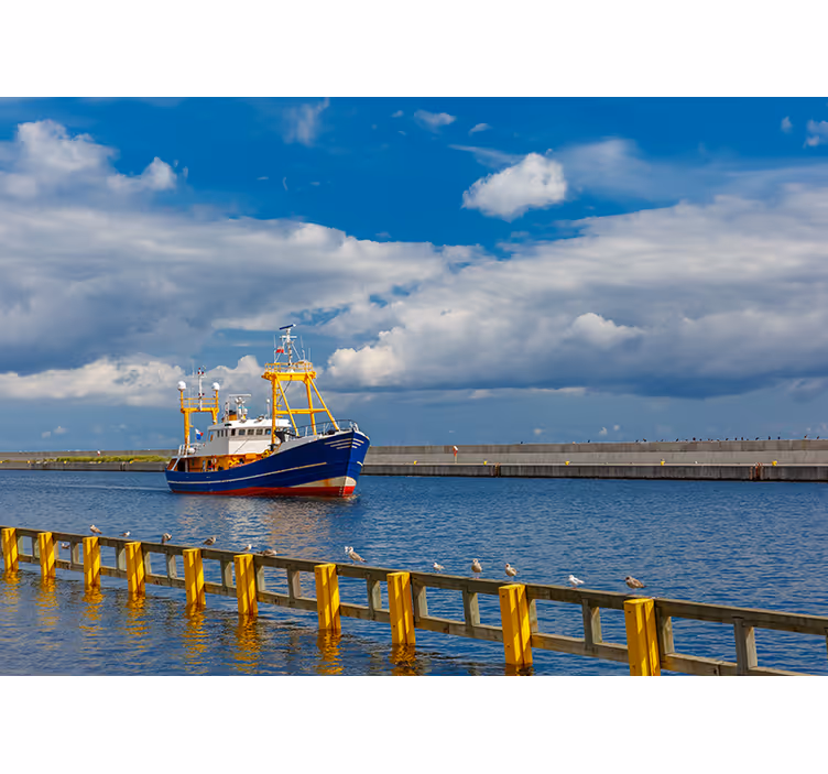 Gdynia ship bedroom blind - TenStickers