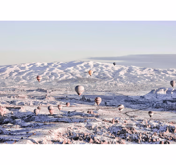 White blind winter atmosphere - TenStickers