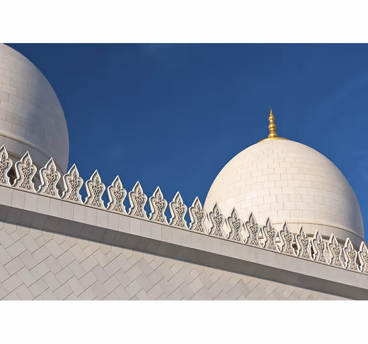 White blind emirates sheikh zayed - TenStickers