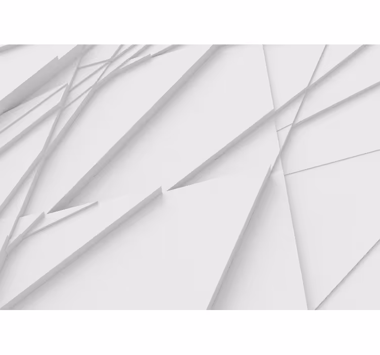 White blind with white triangles pattern - TenStickers