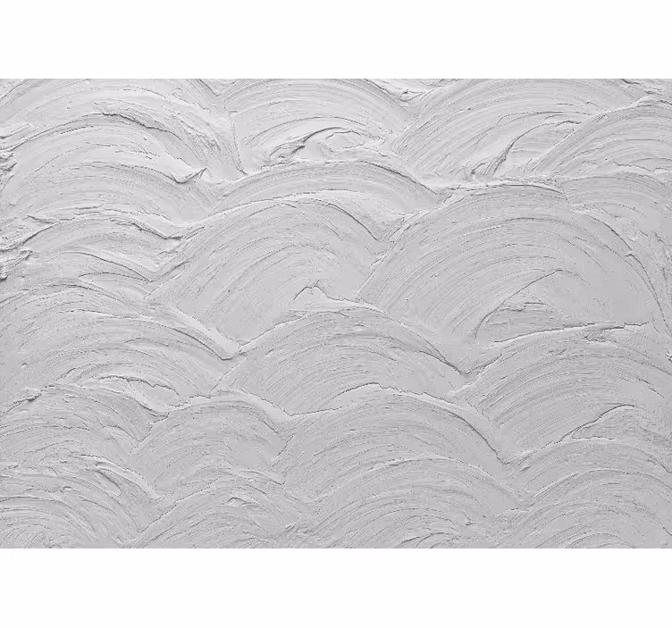 White blind with gray japandi wavy cement texture - TenStickers