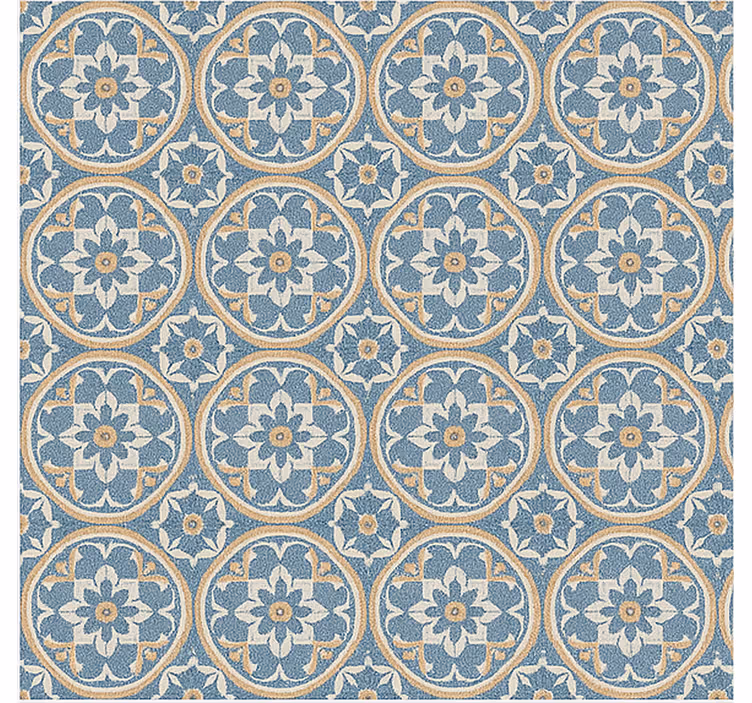 Living room blind azulejo style mat - TenStickers