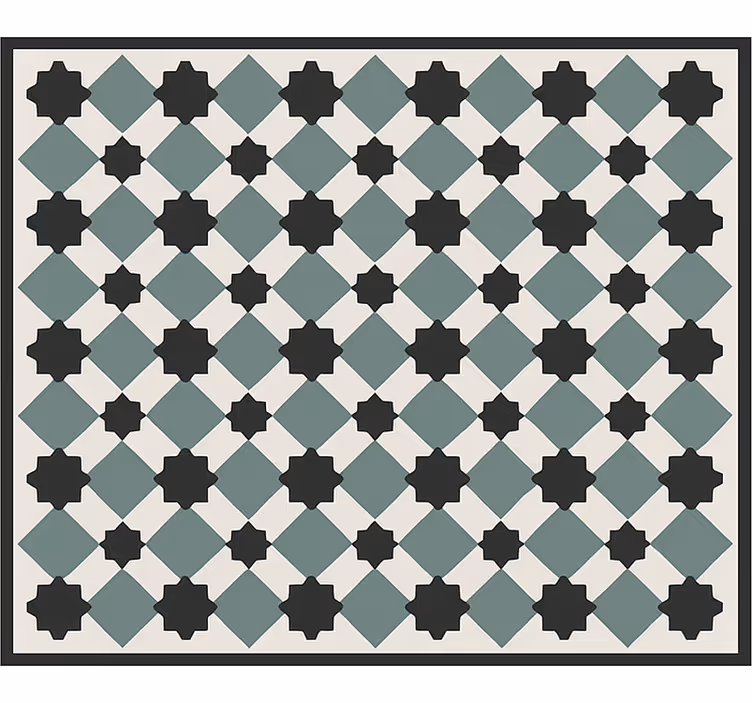 Vintage star living room blind - TenStickers