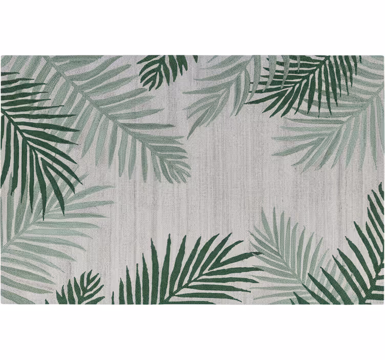 Living room blind big palm leaves design - TenStickers