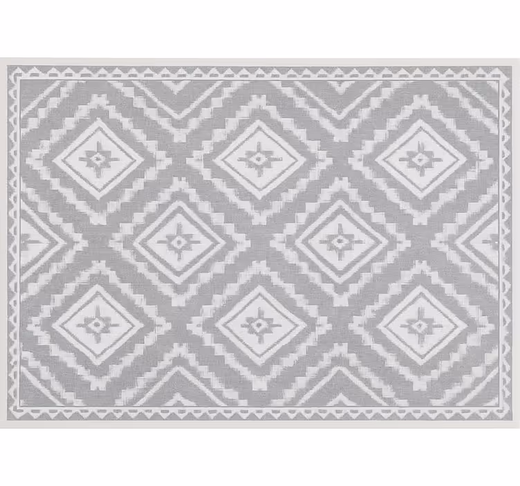 Silver moroccan effect living room blind - TenStickers