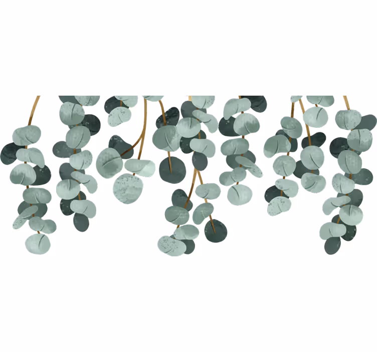 Bedroom blind for hanging plants - TenStickers