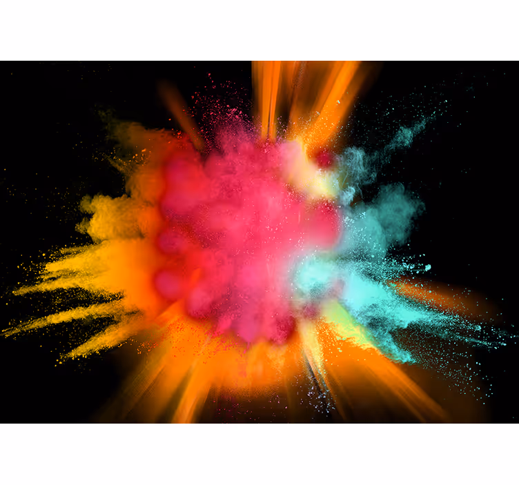 Color splash black childrens blind - TenStickers