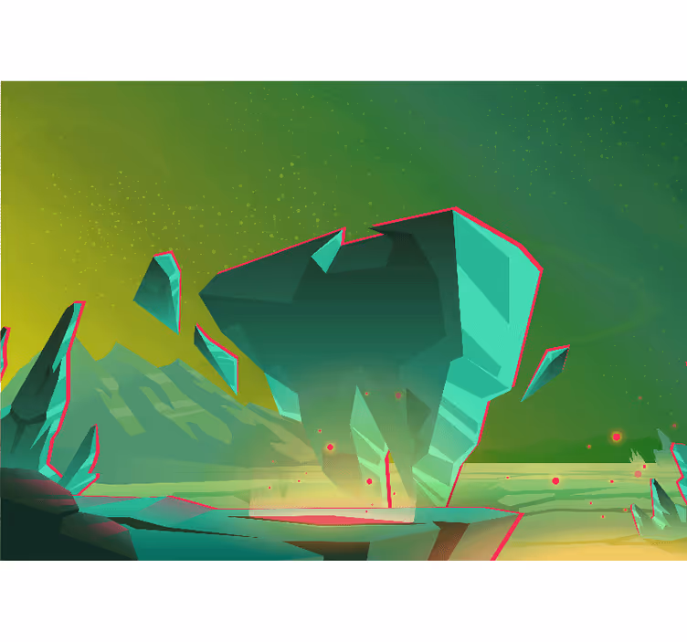 Children's blind alien world - TenStickers