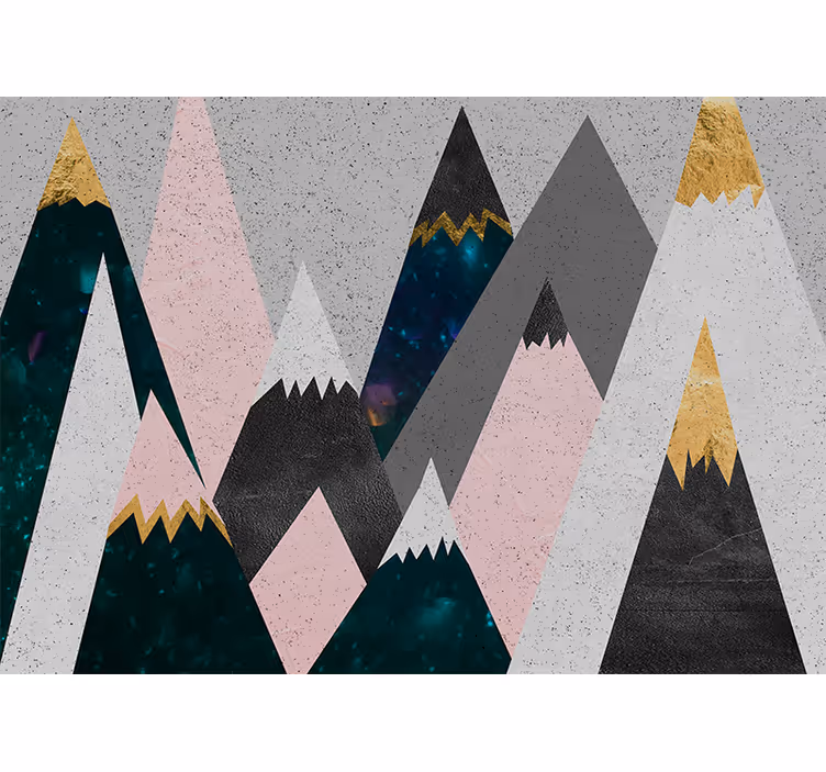 Childrens blind colorful mountain fun design - TenStickers