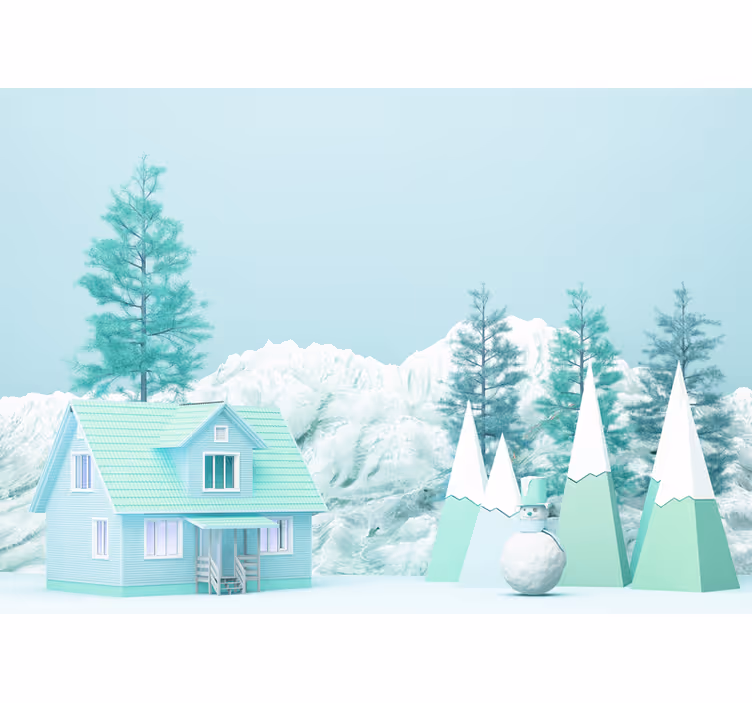 Children's blind little farm in the forest design - TenStickers
