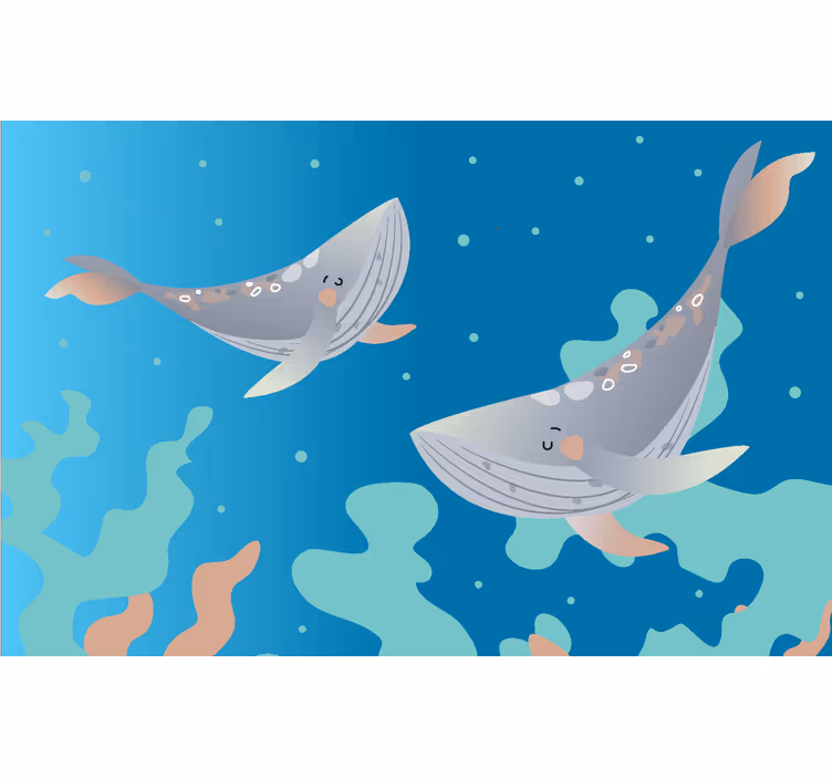 Childrens blind ocean creatures - TenStickers