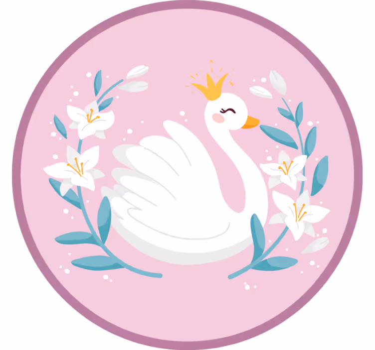 Childrens blind swan queen - TenStickers